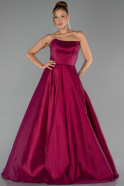 Long Plum Evening Dress ABU6502