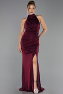 Long Burgundy Evening Dress ABU6083