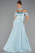 Long Mint Chiffon Evening Dress ABU5327