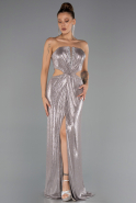Long Mink Prom Gown ABU6127