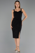Midi Black Cocktail Dress ABK2688