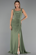 Long Oil Green Evening Dress ABU6552