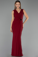 Long Burgundy Evening Dress ABU6524