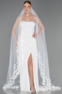 White Wedding Veil ABK06