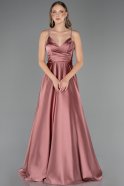 Long Onion Skin Satin Prom Gown ABU6573
