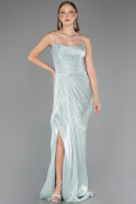 Long Mint Chiffon Prom Gown ABU6580