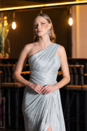 Long Mint Chiffon Prom Gown ABU6622