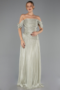 Long Mint Chiffon Prom Gown ABU6602