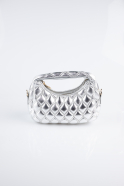 Silver Leather Night Bag KC410