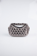 Platinum Leather Night Bag KC410