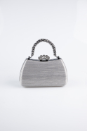 Platinum Laser Cut Evening Bag KCL711