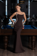 Long Brown Evening Dress ABU6374