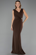 Long Brown Evening Dress ABU6524