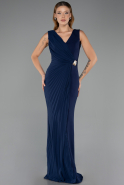 Long Navy Blue Evening Dress ABU6524