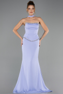 Long Lila Satin Evening Dress ABU6655
