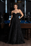 Long Black Evening Dress ABU6408
