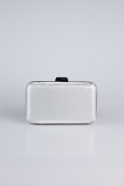 Silver Patterned Evening Bag SH802
