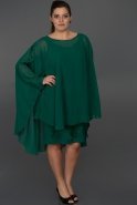 Oversized Green Evening Dress C9015