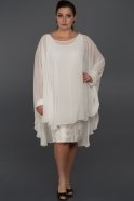 Oversized White Evening Dress C9018