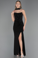 Long Black Prom Gown ABU6657