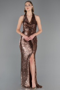 Long Copper Evening Dress ABU6680