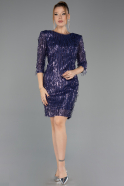 Purple Short Evening Dress ABK1599
