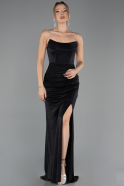 Long Black Prom Gown ABU6695