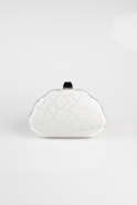 Silver Patterned Night Bag V513