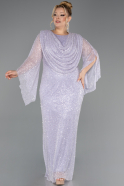 Long Lila File Plus Size Evening Gown ABU6728