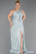 Long Mint Chiffon Formal Plus Size Dress ABU6713