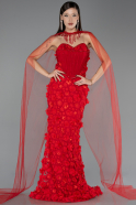 Long Red Evening Dress ABU6739