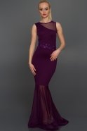 Long Purple Evening Dress AR36854