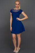 Short Sax Blue Evening Dress AR36866