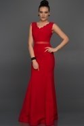 Long Red Evening Dress ABU284