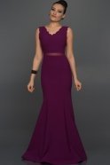 Long Purple Evening Dress ABU284