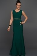 Long Emerald Green Evening Dress ABU284
