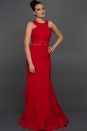 Long Red Evening Dress ABU047