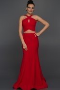 Long Red Evening Dress ABU191