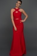 Long Red Evening Dress W6007