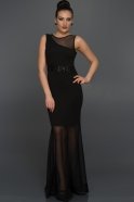 Long Black Evening Dress AR36854