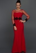 Long Red Evening Dress ABU556