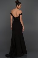 Long Black Evening Dress ABU013