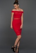 Short Red Evening Dress KR54017