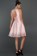 Short Pink Evening Dress S4458