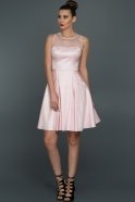 Short Pink Evening Dress S4461