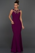 Long Purple Evening Dress W10000