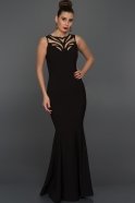 Long Black Evening Dress W10000