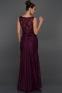 Long Purple Evening Dress ABU132
