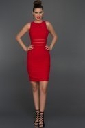 Short Red Evening Dress W8001