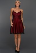 Short Red Evening Dress AR36858